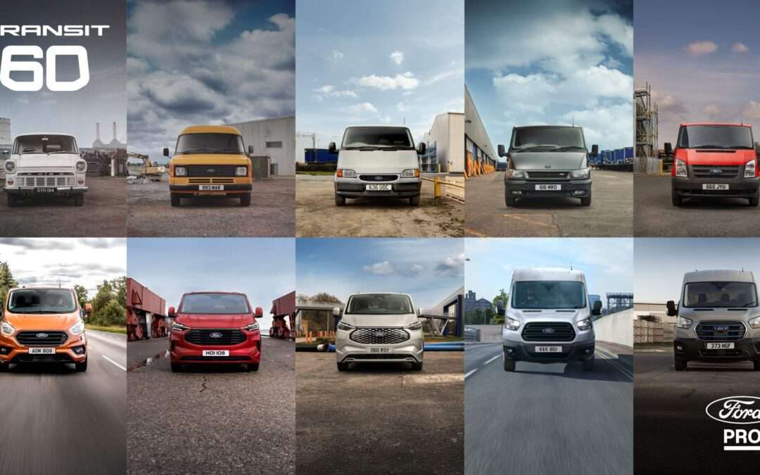 60 Jahre Ford Transit-Transporter Jubiläum