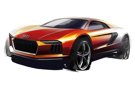 Audi nanuk quattro concept -Skizze / IAA 2013