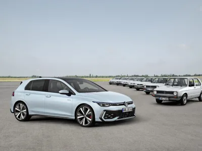 Eight generations of the Golf – 50 years of success and more than 37 million built.