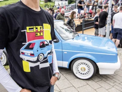 Jamie Orr and his CiTi Golf 3.6 at Wörthersee