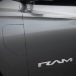 Ram 1500 Revolution Battery-electric Vehicle (BEV) Concept charge port, side view mirror and badging